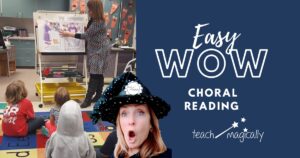 Best choral reading and shared reading in kindergarten Teach Magically