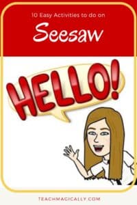 Sensational Seesaw Ideas for Kindergarten Pin Teach Magically