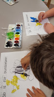 Watercolor drawing fine motor Teach Magically
