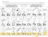 Alphabet Recording sheet Teach Magically