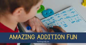 Amazing Addition Math Fun for Kindergarten Teach Magically