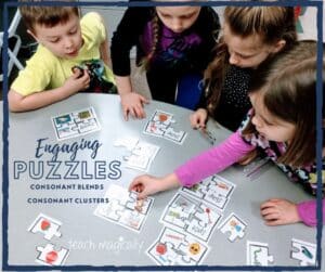 Consonant Blends and Clusters Puzzles Teach Magically
