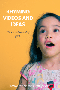 Teach Magically Rhyming Videos and Ideas kid looking
