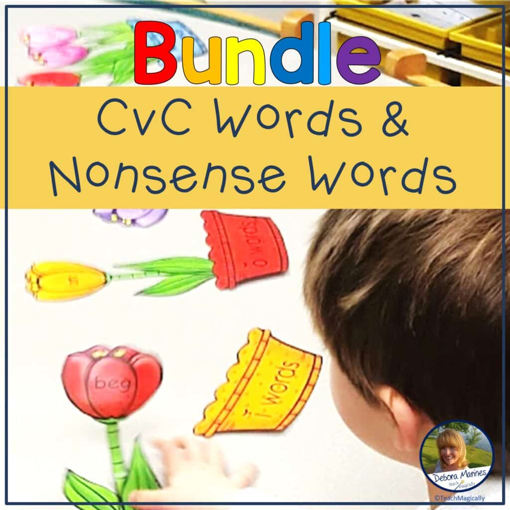 Blending cvc words Bundle Teach Magically