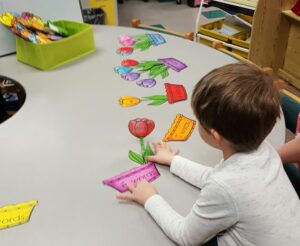 Blending cvc words with spring flowers Teach Magically