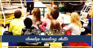 easy poems to help kindergarten students read Teach Magically