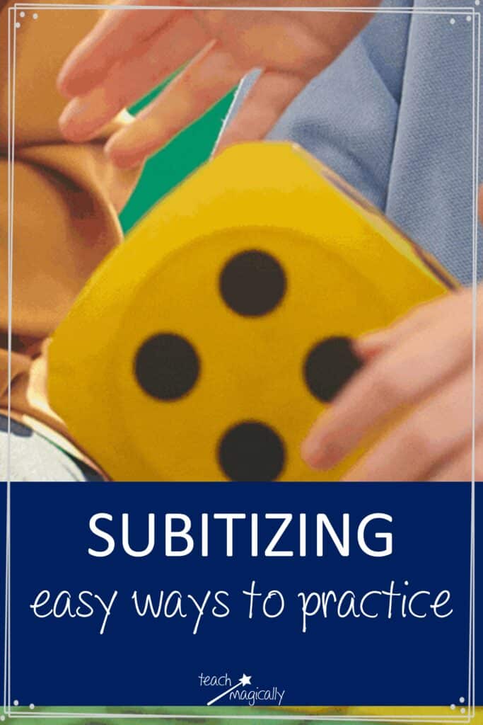 dice subitizing simple ways to practice teach magically
