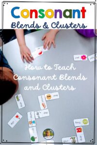 Consonant blends and clusters game teach magically
